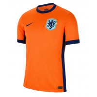 Holandsko Domáci futbalový dres ME 2024 Krátky Rukáv